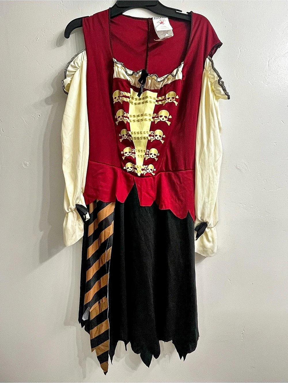 Rubie'Small Elegant Pirate Costume Red & Black Small